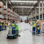 Limpeza e desinfecção de galpões