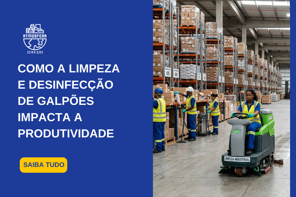 limpeza desinfecção galpão