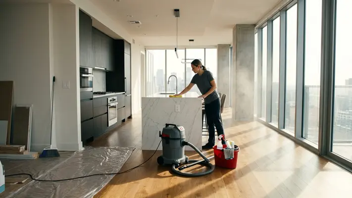 como fazer limpeza pós obra